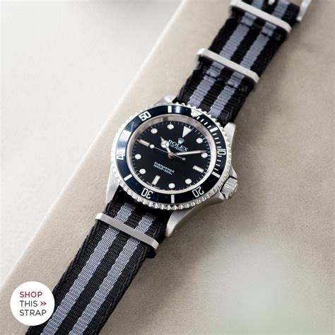 rolex date nato strap|rolex submariner 2020 rubber strap.